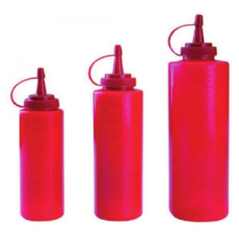 Lacor Dávkovač na omáčky červený 700 ml Lacor Dávkovač na omáčky červený 700 ml