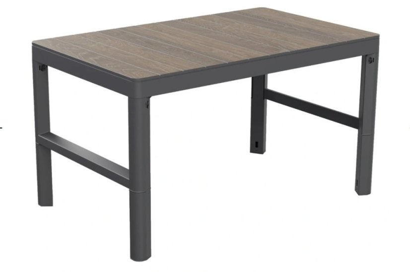 Zahradní stůl Keter Lyon Deco walnut / grafit