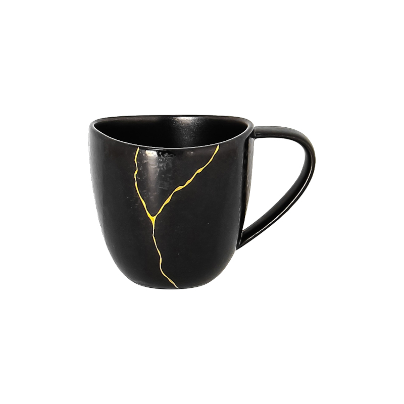 RAK Porcelain RAK Kintzoo šálek na espresso 9 cl, černý | RAK-KZSWCU10G2