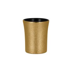 RAK Porcelain RAK Metalfusion šálek 9 cl, zlatý | RAK-MFSPCU09GB