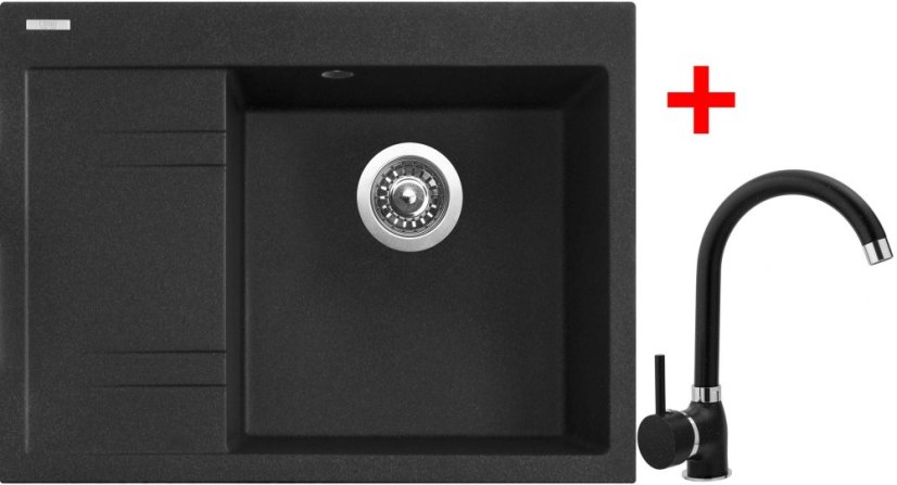 Sinks RIM 650 P Granblack + Polo GR Sinks RIM 650 P Granblack + Polo GR