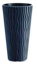 Květináč Prosperplast SANDY SLIM antracit 29,7 cm