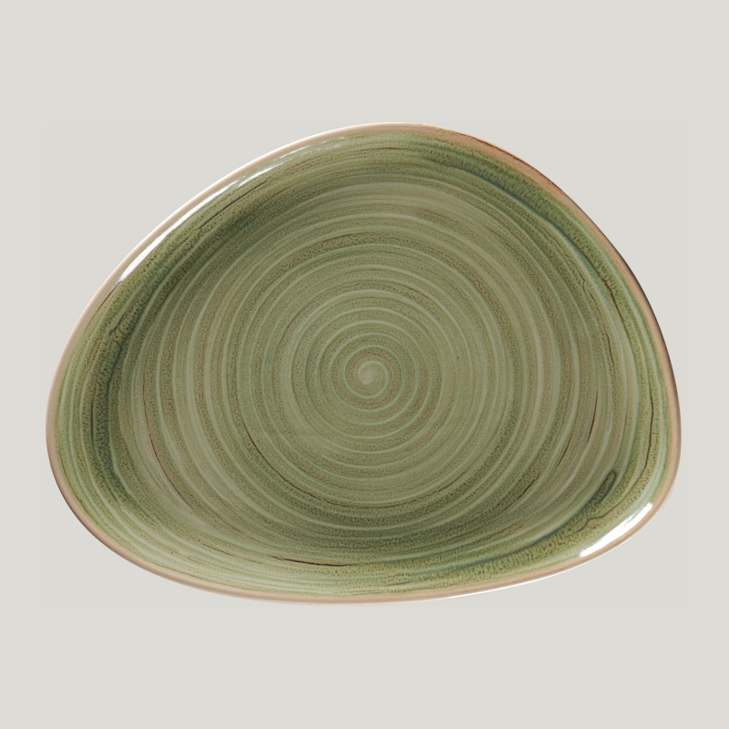 RAK Porcelain RAK Spot talíř mělký 32,5 × 25 cm – smaragdový | RAK-SEMFLFP32 RAK Porcelain RAK Spot talíř mělký 32,5 × 25 cm – smaragdový | RAK-SEMFLFP32