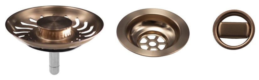 Sinks komponenty pro granitový dřez - měď modern Sinks komponenty pro granitový dřez - měď modern