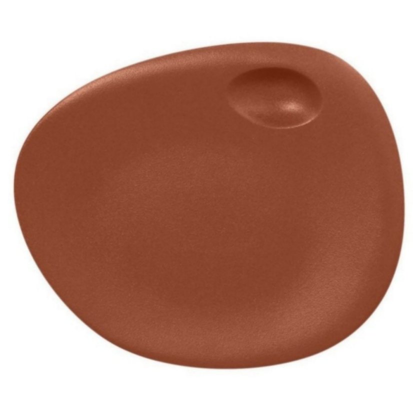 RAK Porcelain RAK Talíř s důlkem 31 × 26,5 cm, hnědá | RAK-NFNBFP31BW RAK Porcelain RAK Talíř s důlkem 31 × 26,5 cm, hnědá | RAK-NFNBFP31BW