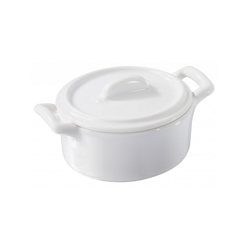Revol Belle Cuisine hrnec oválný s pokličkou 11 × 10 × 6,5 cm, bílý Revol Belle Cuisine hrnec oválný s pokličkou 11 × 10 × 6,5 cm, bílý