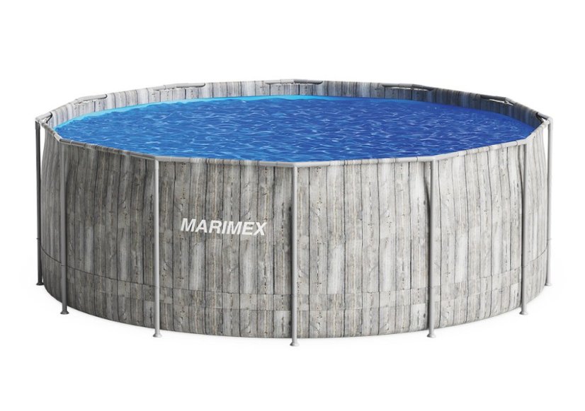 Bazén Marimex Florida 3,66x1,22 m se skimmerem - motiv ŠEDÉ DŘEVO