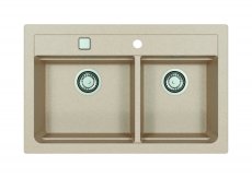 Alveus ATROX 50 terra 22 + pop up sifon 790x500x200 mm