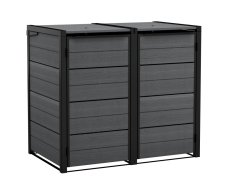 Zahradní box Keter Hide Away na popelnice 240 l šedý