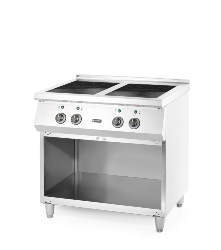 Indukční sporák, 4 varné zóny, HENDI, 400V/17000W, 800x720x(H)854mm