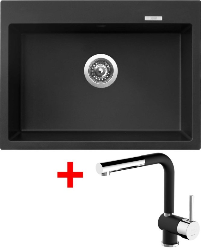 Sinks MAXIMO 680 Pureblack + Mix 3 P GR N6 Sinks MAXIMO 680 Pureblack + Mix 3 P GR N6