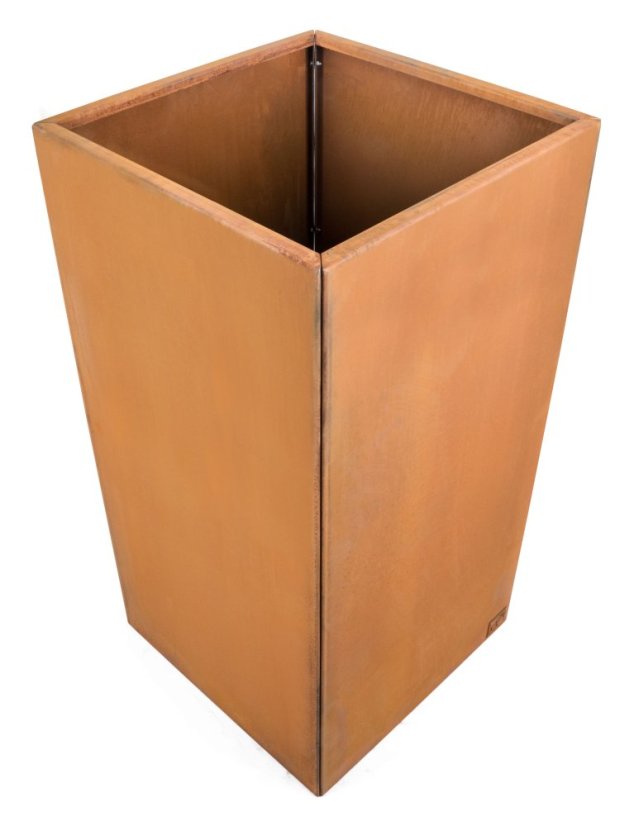 Květináč G21 Corten Square, 50 x 100 x 50 cm