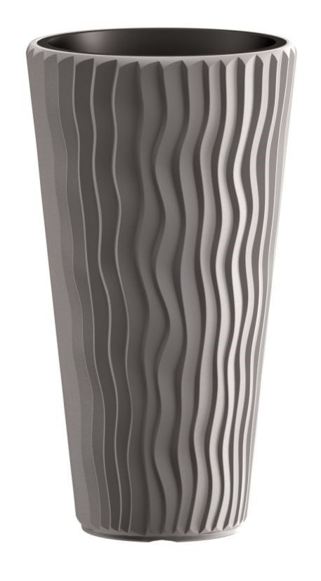 Květináč Prosperplast SANDY SLIM šedý kámen 34,9 cm Květináč Prosperplast SANDY SLIM šedý kámen 34,9 cm