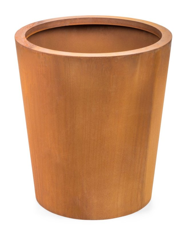 Květináč G21 Corten Round, 45 x 50 x 45 cm