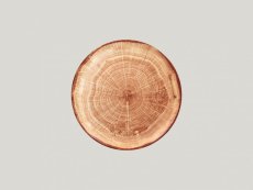 RAK Porcelain RAK Woodart talíř mělký coupe 24 cm – světle hnědá | RAK-WDNNPR24TB