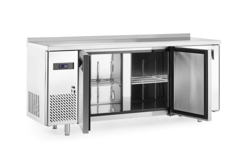 Třídveřový chladicí stůl s postranními jednotkami, Arktic, Kitchen Line, 291L, 230V/270W, 600x1800x(H)840mm