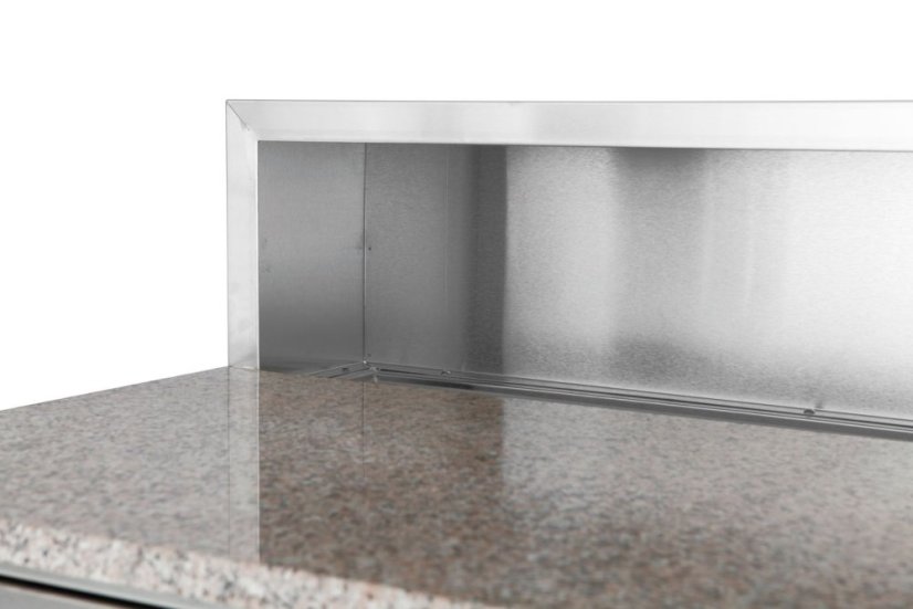 Dvoudveřový chlazený stůl s nástavcem a žulovou pracovní deskou, Arktic, 169L, 230V/310W, 700x900x(H)1082mm
