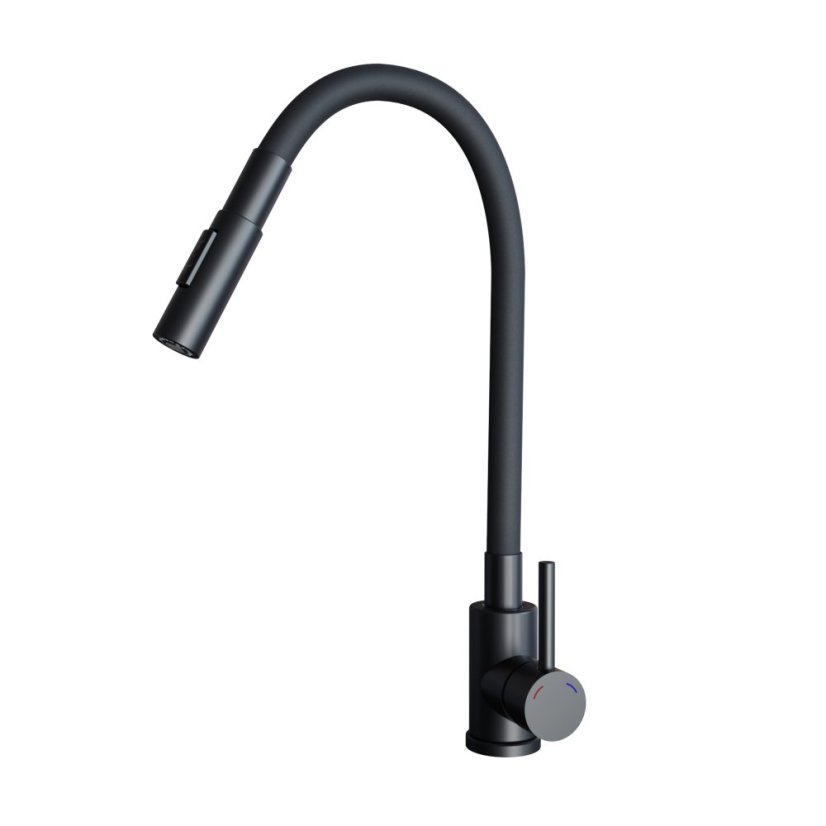 Sinks ELASTA S černá matná