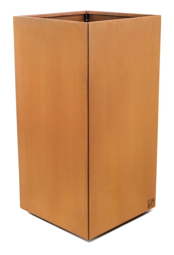 Květináč G21 Corten Square, 50 x 100 x 50 cm