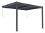 Bioklimatická pergola G21 Trenton Premium 4x3 m, antracitová hliníková