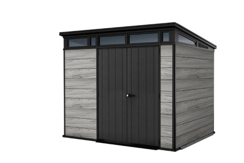 Zahradní domek Keter PENT Signature 9x7 Storm Grey, s podlahou