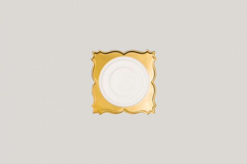 RAK Porcelain RAK Golden podšálek pro KQCU21/KQCU21M – Princess Golden 15 cm | RAK-KQSA15 RAK Porcelain RAK Golden podšálek pro KQCU21/KQCU21M – Princess Golden 15 cm | RAK-KQSA15