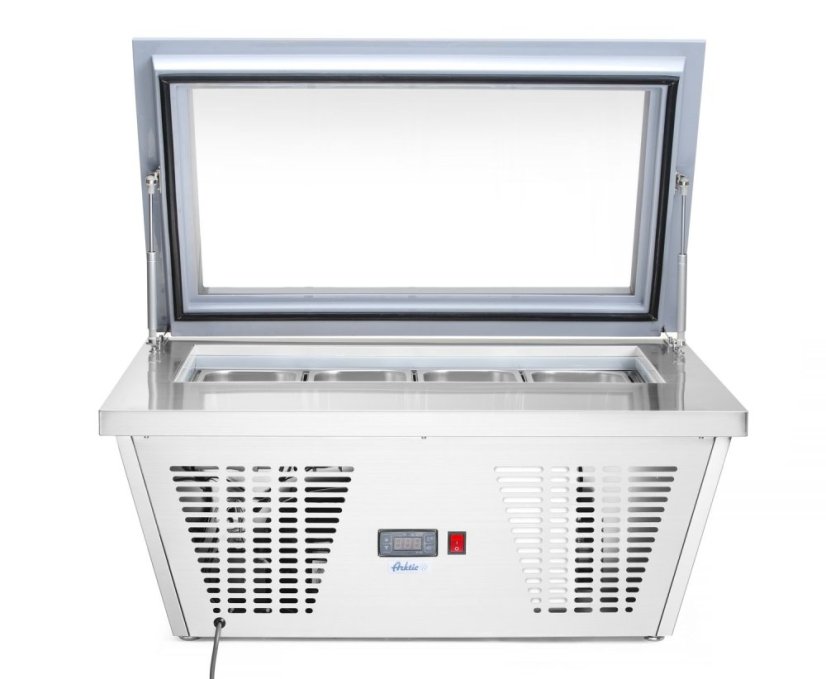 Mrazicí vitrína na zmrzlinu, Arktic, 230V/210W, 735x867x(H)373mm