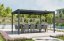 Bioklimatická pergola G21 Austin Premium 4x3 m, antracitová hliníková