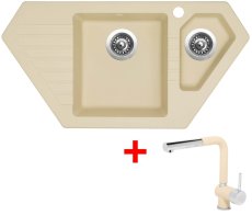 Sinks BRAVO 850.1 Sahara + Mix 3 P GR