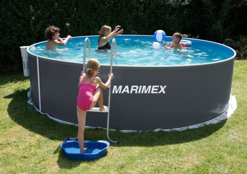 Bazén Marimex Orlando 4,57x1,07 m - ŠEDÝ, bazén, fólie, skimmer
