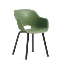 Zahradní křeslo Keter Noa cup olivové, kovové nohy, 2 ks