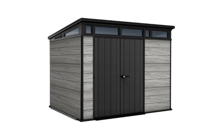 Zahradní domek Keter PENT Signature 9x7 Storm Grey, s podlahou