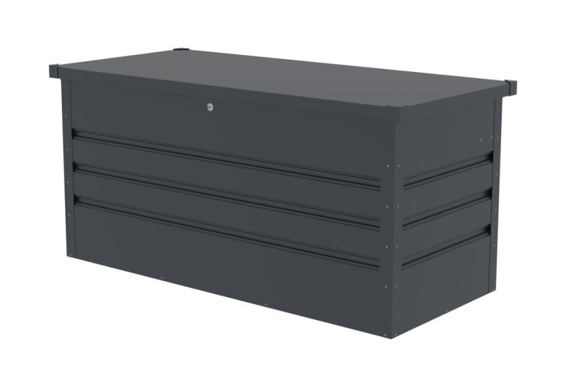 Zahradní box G21 Denver 400 L, antracitový plechový