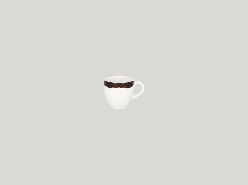 RAK Porcelain RAK Woodart šálek na espresso 9 cl – tmavě hnědá | RAK-WDCLCU09OB RAK Porcelain RAK Woodart šálek na espresso 9 cl – tmavě hnědá | RAK-WDCLCU09OB