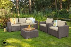 Zahradní křeslo Keter California cappuccino 2ks, poškozený obal