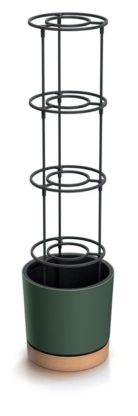 Květináč Prosperplast HOME GROWER na pěstování rajčat 14,5 l tmavě zelený