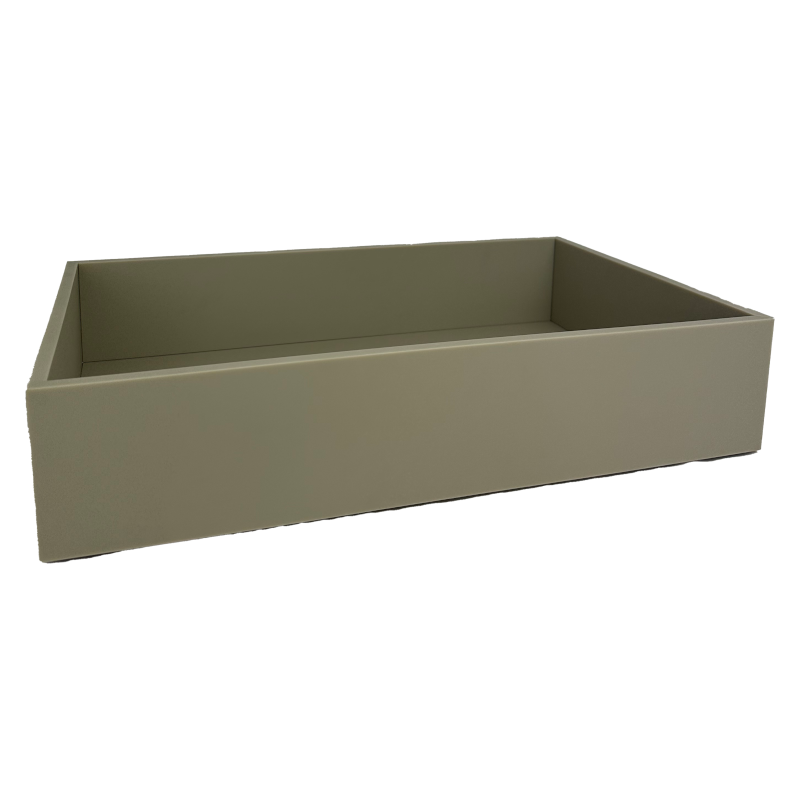 TOMGAST T-Collection box akryl, khaki, 530x325x75 mm TOMGAST T-Collection box akryl, khaki, 530x325x75 mm