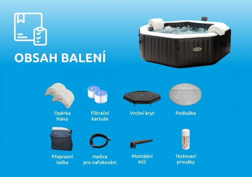 Nafukovací vířivka Marimex  Pure Spa - Jet & Bubble Deluxe HWS 6