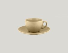 RAK Porcelain RAK Genesis podšálek kulatý 17 cm pro GN116C23AL, mandlová | RAK-GNCLSA02AL