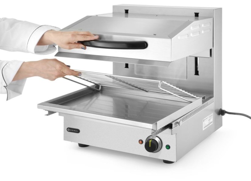 Salamander gril 450 posuvný, HENDI, 230V/2800W, 470x520x(H)530mm