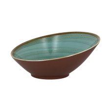 RAK Porcelain RAK Twirl miska zkosená 29 cm – lagoon | RAK-TWBUBA29LA