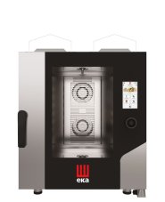 Konvektomat Millennial Touch Screen Gastro s automatickým mycím systémem, 7xGN 1/1 - ovládaná elektronicky, plynová, Tecnoeka, 230V/500W, 13500kW, 730x850x(H)950mm