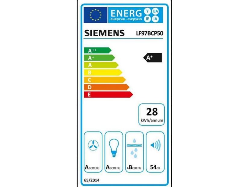 Ostrůvková digestoř Siemens LF97BCP50