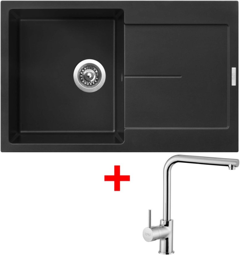 Sinks ULTIMA 790 Pureblack + Elka Sinks ULTIMA 790 Pureblack + Elka