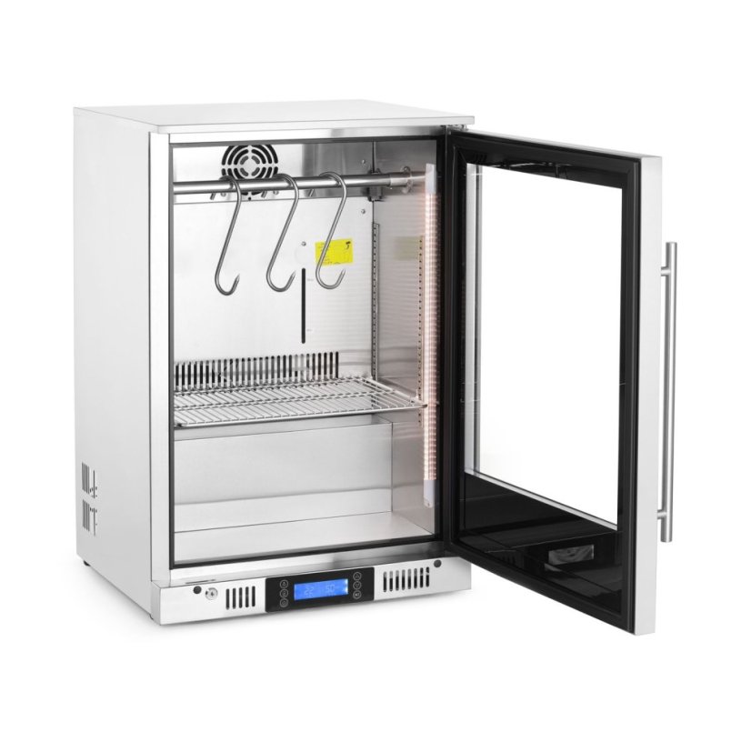 Skříň pro suché zrání masa, pod pracovní plochu., Arktic, 138L, Stříbrná, 230V/350W, 545x600x(H)900mm