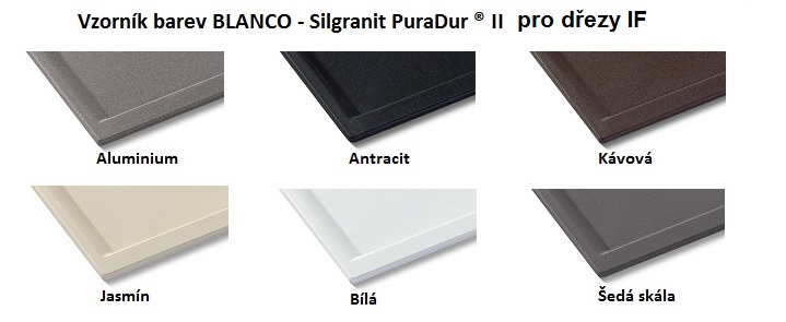 Blanco AXIA II 5 S-F Silgranit šedá skála dřez vpravo s excentrem přísluš. ano