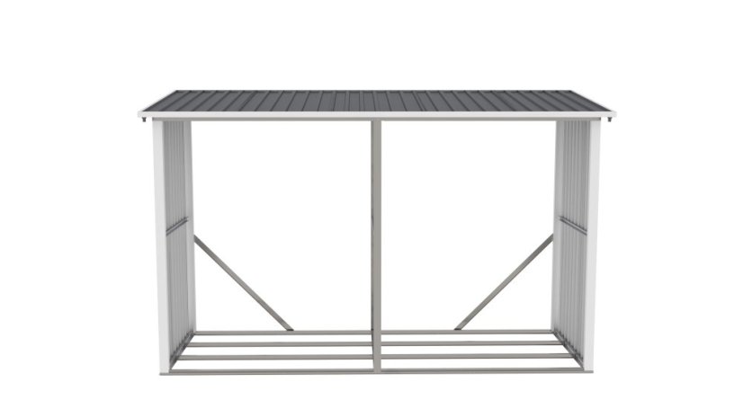 Přístřešek na dřevo G21 WOH 682 - 302 x 119 cm, antracitový