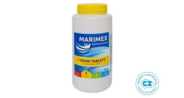 Bazénová chemie Marimex AquaMar 7 D Tabs 1,6 kg Bazénová chemie Marimex AquaMar 7 D Tabs 1,6 kg