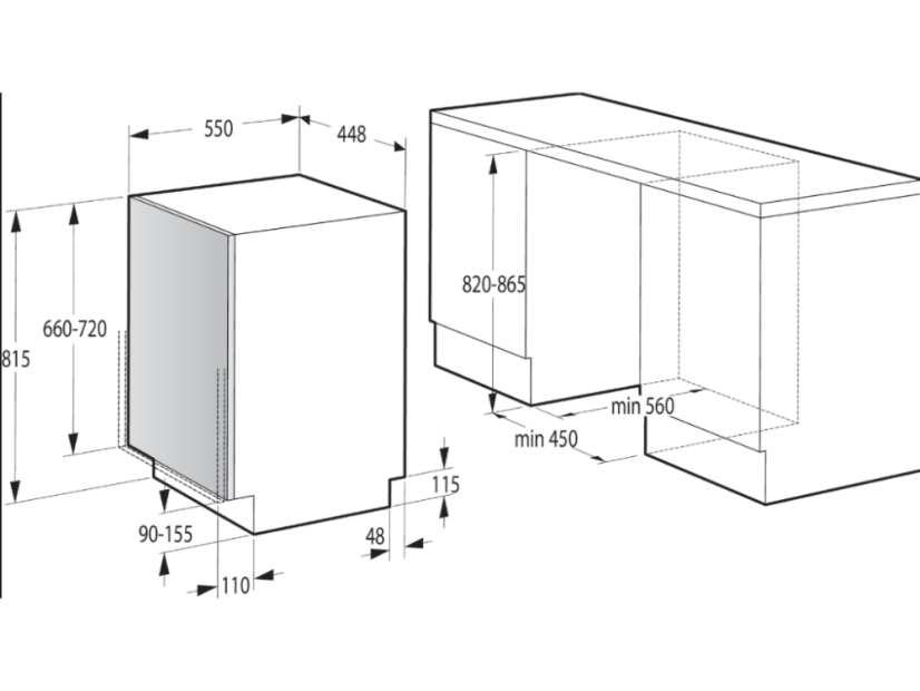 Vestavná myčka nádobí Gorenje GV583C10