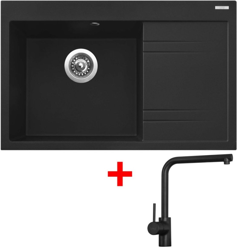 Sinks RIM 780 L Metalblack + Elka černá matná Sinks RIM 780 L Metalblack + Elka černá matná
